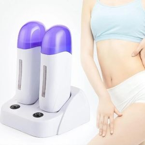 Wax Warmer for Hair Removal Double Electric Depilation Roll.